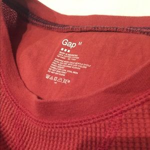GAP Shirts - GAP Thermal Long Sleeve Tee - Red GAP Shirts - GAP Thermal Long Sleeve Tee - Red